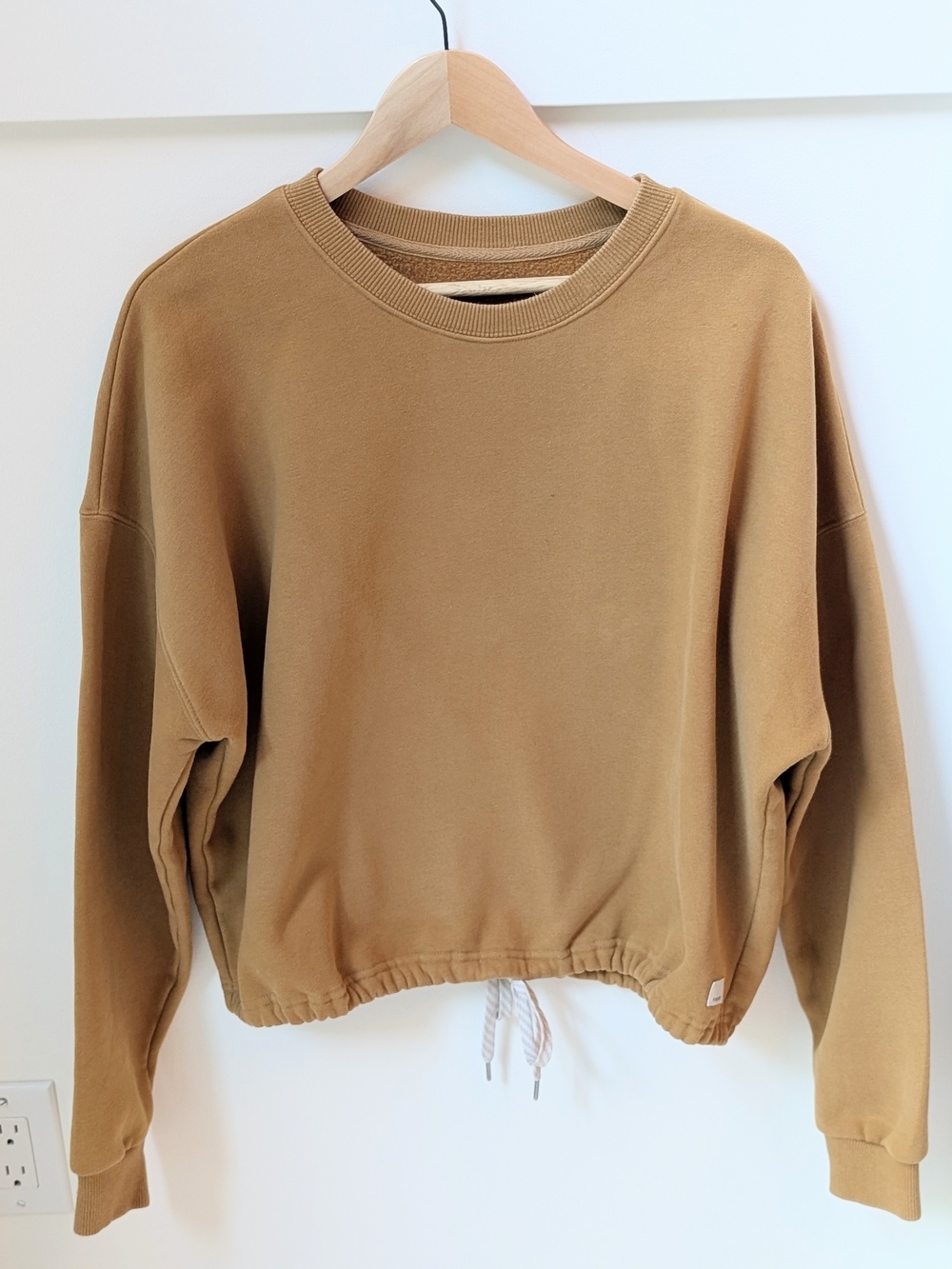 Vuori Restore Women's Drawstring Sweatshirt - Burnt Orange